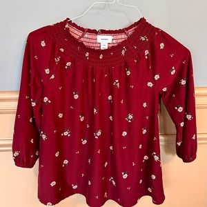 Girls Old Navy floral top